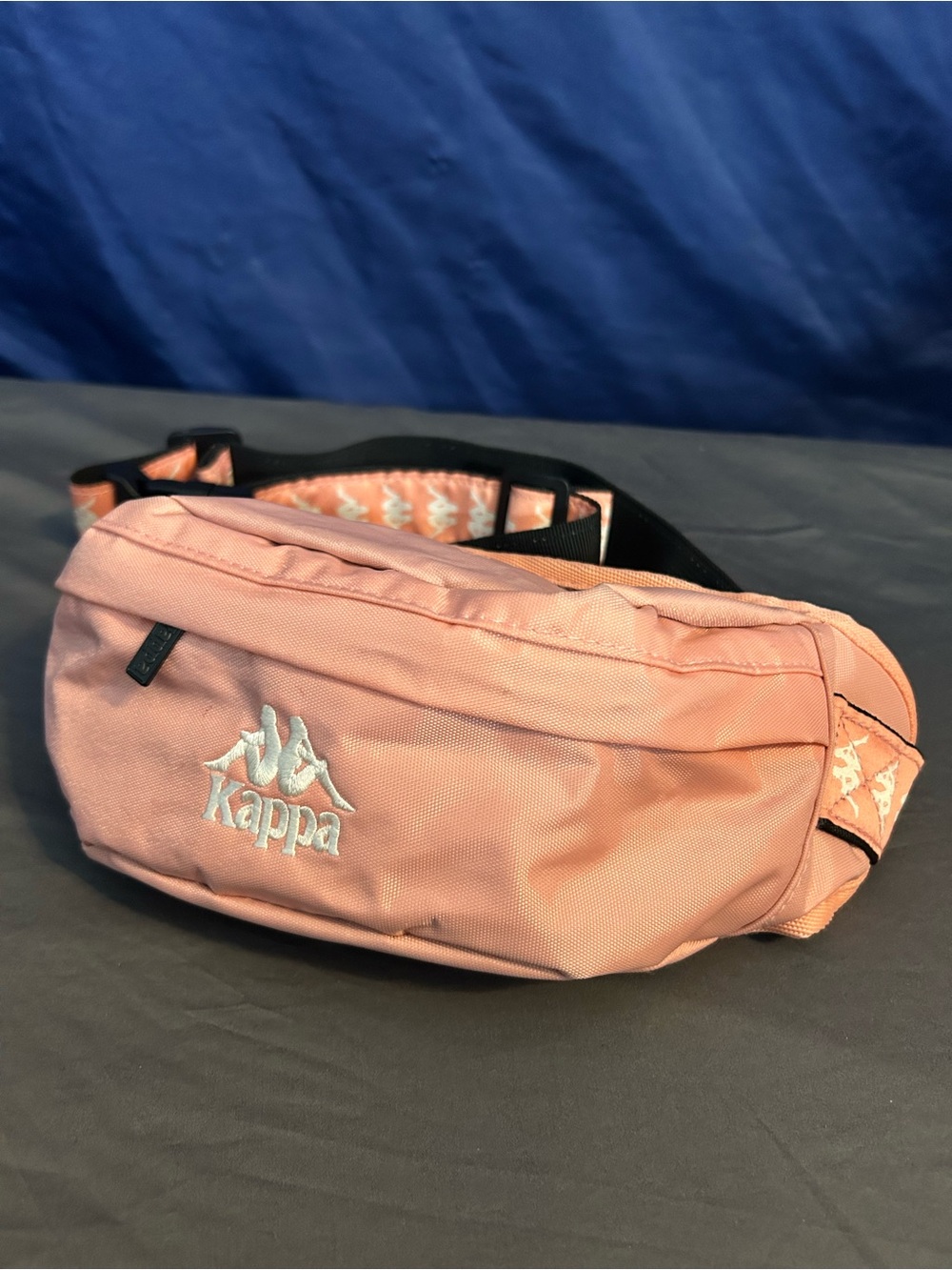 Kappa Pink Banda Logo Belt Bag Fanny Pack Crossbody Y2K Streetwear